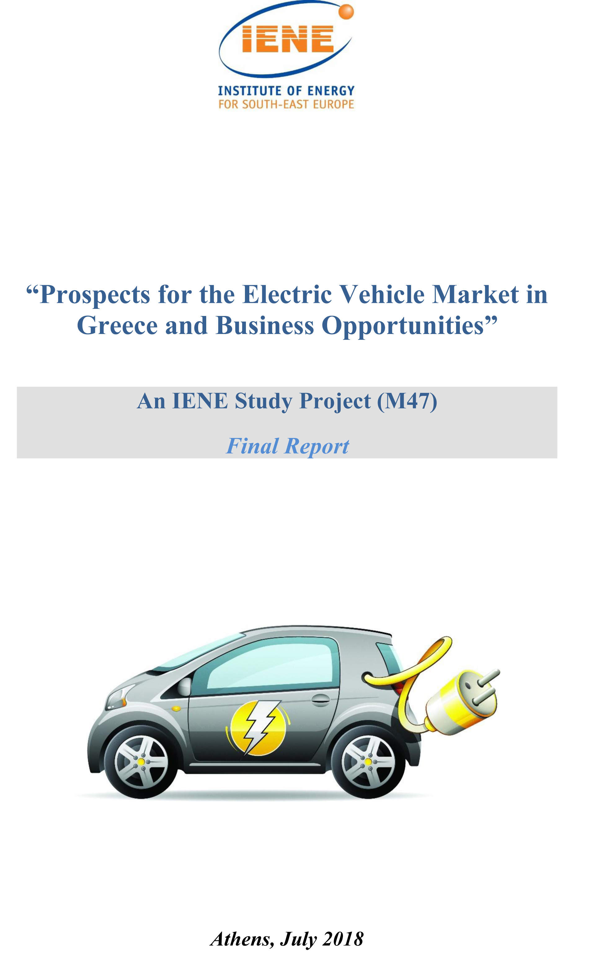 Prospects for the Electric Vehicle Market in Greece and Business